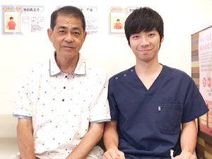 市川市原木 腰周りに激痛 63歳 男性 T.S様 ツーショット写真